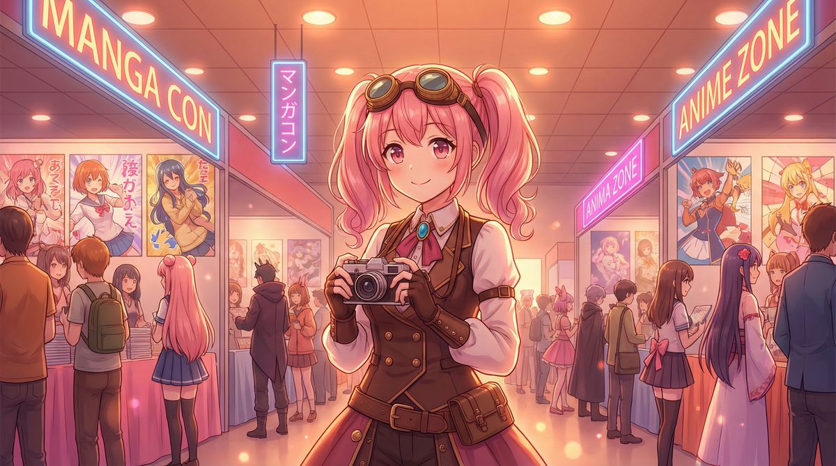 抖荫短视频动漫-漫展少女日记